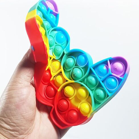 وحدة التحكم في ألعاب البوب، لعبة الأرقام والحروف الأبجدية للوحة الألعاب بوب بابل، تهجئة الحروف وتخفيف التوتر والتوحد، الاحتياجات الخاصة من السيليكون، ألعاب حسية من السيليكون، ألعاب الضغط للأطفال والأطفال البالغين (24 قطعة متعددة الألوان) in Kuwait