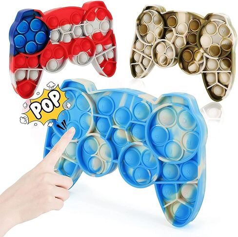 وحدة التحكم في ألعاب البوب، لعبة الأرقام والحروف الأبجدية للوحة الألعاب بوب بابل، تهجئة الحروف وتخفيف التوتر والتوحد، الاحتياجات الخاصة من السيليكون، ألعاب حسية من السيليكون، ألعاب الضغط للأطفال والأطفال البالغين (24 قطعة متعددة الألوان) in Kuwait