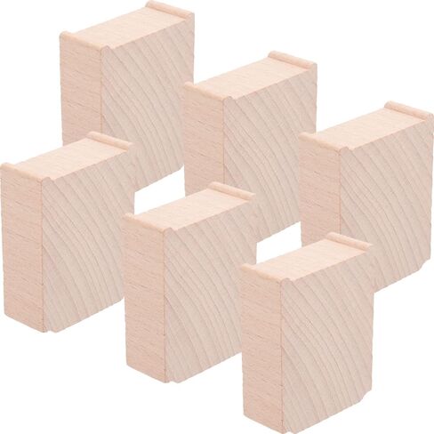 Toyvian Wooden Train Bridge Model, Multi Level Support Risers Train Track Tunnel Bridge Truss Model Cross Railway Risers Toys Train Scene Layout Props Train Accessories 6pcs in Saudi Arabia