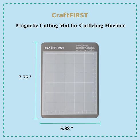 حصيرة القطع المغناطيسية CraftFIRST المتوافقة مع آلة قطع قوالب Cuttlebug مقاس 5.87 × 7.75 بوصة in Kuwait