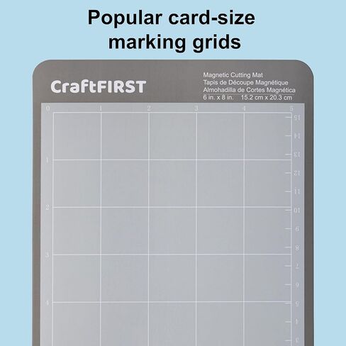 حصيرة القطع المغناطيسية CraftFIRST المتوافقة مع آلة قطع قوالب Cuttlebug مقاس 5.87 × 7.75 بوصة in Kuwait