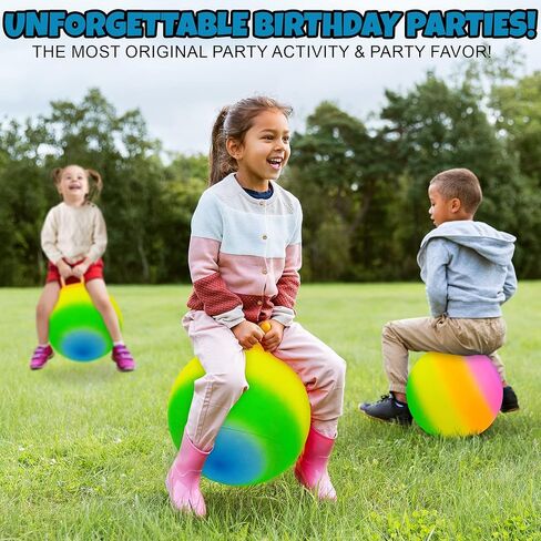 كرة القفز النطاطة بألوان قوس قزح من آرت كرياتيفيتي بمقبض، كرة قفز آمنة ومتينة مقاس 18 بوصة للمتعة النشطة، كرة قادوس بتأثير LED مع مضخة للأطفال، ألعاب داخلية وخارجية للبنين والبنات in Kuwait