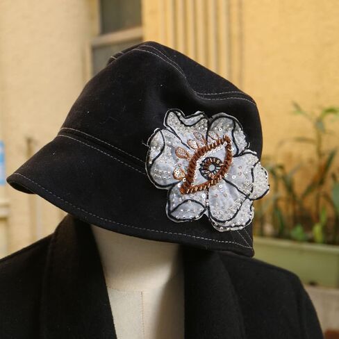 3 قطعة/مجموعة أزياء أنيقة من الخرز المطرز بالزهور والدانتيل لفستان الزفاف DIY خياطة بقع الزهور المطرزة للملابس (بني) in Kuwait