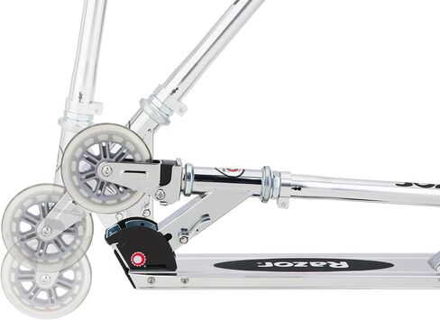 Razor A3 Kick Scooter for Kids - Larger Wheels, Front Suspension, Wheelie Bar, Lightweight, Foldable, and Adjustable Handlebars in Saudi Arabia