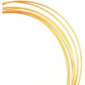18K Gold Plated Wire 0.4mm 10 Meters Bead Cord for Bracelet Necklace Charm Beading Jewelry Making Findings