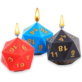 Power Beast Dungeon، شموع النرد متعدد السطوح، نرد الشمعة، مجموعة النرد، مجموعة النرد متعدد السطوح، D&D، Dungeon Master، Dungeons and Dragons، DND، RPG، 3 وحدات. in Kuwait