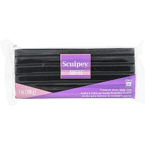 Sculpey Soufflé Poppy Seed 7oz Polymer Clay - Oven Bake Suede Finish in Kuwait
