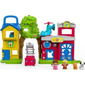 Fisher-Price Little People Toddler Toy Animal Rescue Playset with Lights Sounds Figures & Vehicles for Pretend Play Kids Ages 1+ Years​ (Amazon Exclusive) in Kuwait