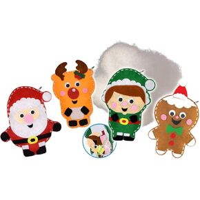 Sewing Kit for Kids Craft Kits for Kids DIY Kit Christmas Crafts for Kids Felt Animals Sewing for Beginners DIY Christmas Ornaments Art Projects for Kids My First Sewing Kits for Kids (48 Pk) in Kuwait