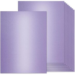 36 Sheets Purple Shimmer Cardstock, 8.5" x 11" Metallic Cardstock Paper, 250gsm/92lb Cover, Double Sided Pearlescent Paper Card Stock for Invitations, Card Making, DIY Crafts in Kuwait