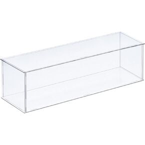 MECCANIXITY Acrylic Display Case Plastic Box Clear Assemble Dustproof Showcase 14x12.2x4.1 Inch for Collectibles Items