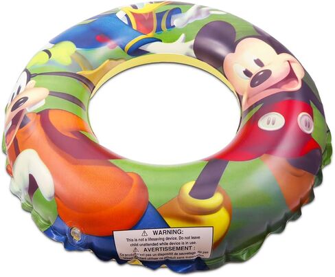 Disney Mickey Mouse Ultimate Beach Set - 6 Pc Disney Pool Toys Bundle with Mickey Beach Ball, Swim Ring, Goggles, and Drawstring Bag Plus Stickers and More (Mickey Mouse Gift Set) in Kuwait