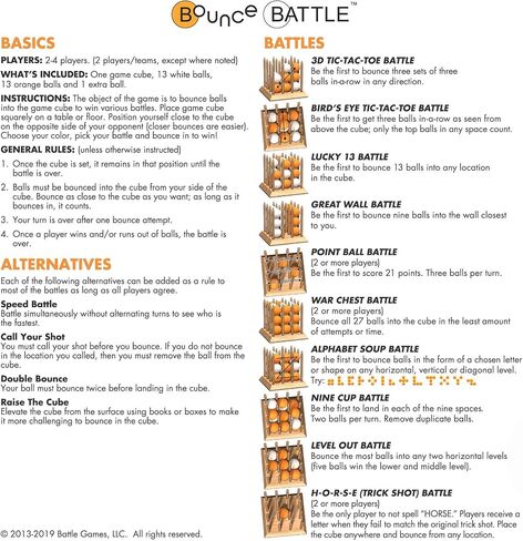 مجموعة ألعاب Bounce Battle (الإصدار الرخامي) - لعبة إدمانية تعتمد على الإستراتيجية والمهارة والفرصة in Kuwait