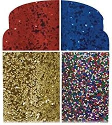 Unknown Pacon Spectra Glitter، 0.04 بلورات سداسية، أخضر، 16 أونصة في وعاء شاكر in Kuwait