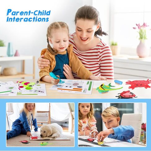 تأتي كتب قوالب القلم ثلاثية الأبعاد مع حشرات المشي، و10 قوالب ورقية لقلم ثلاثي الأبعاد، وملحقات قلم الطباعة ثلاثية الأبعاد، واستنسلات الرسم (القلم ثلاثي الأبعاد والشعيرات غير متضمنة) in Kuwait