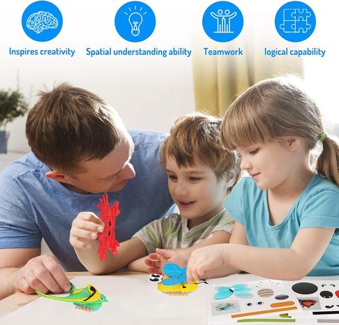 تأتي كتب قوالب القلم ثلاثية الأبعاد مع حشرات المشي، و10 قوالب ورقية لقلم ثلاثي الأبعاد، وملحقات قلم الطباعة ثلاثية الأبعاد، واستنسلات الرسم (القلم ثلاثي الأبعاد والشعيرات غير متضمنة) in Kuwait