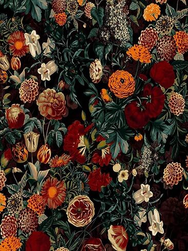 TISHIRON 5D Diamond Art Painting Kits for Adults Vintage Flowers Diamond Full Drill Floral DIY Diamond Art for Adults Beginners Kids Picture Art Crystal Painting for Home Wall Decor 12"x16" in Saudi Arabia