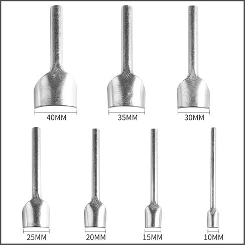 7 قطع من خرامة الزوايا الجلدية، خرامة جلدية على شكل قوس، خرامة حافة جلدية مستديرة 1/2 لصناعة حزام الحزام والمحفظة والحقيبة، 10-40 مم in Kuwait