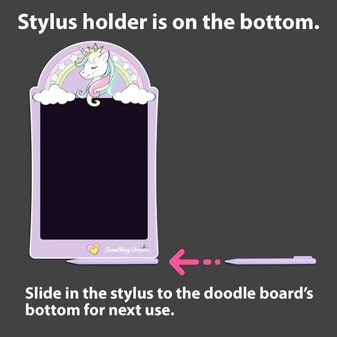 Something Unicorn - Unicorn Writing Tablet & Doodle Board for 3+ Year Old Girls.. Super Cute Unicorn Toy Gift for Learning and On-The-go Creativity. Unleash Your Child's Creativity (Cute Unicorn) in Kuwait