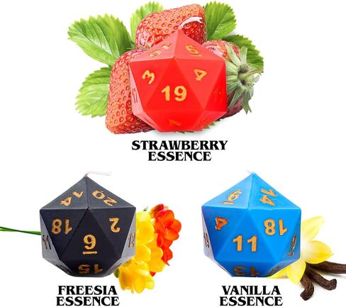 Power Beast Dungeon، شموع النرد متعدد السطوح، نرد الشمعة، مجموعة النرد، مجموعة النرد متعدد السطوح، D&D، Dungeon Master، Dungeons and Dragons، DND، RPG، 3 وحدات. in Kuwait