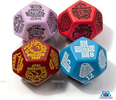 DND Generator Dice Set Random Encounter Dungeon Monster Treasure Trap Dungeons and Dragons DM Game Aide (Darkmode) in Kuwait