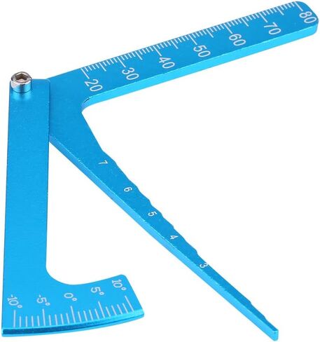 Tbest RC Adjustable Ruler, Adjusting Height and Wheel Rims Camber Multi Angle Measuring Tool for On-Road RC Car Rc Camber Gauge Rc Ride Height Gauge Rc Camber and Toe Gauge Rc Car Tools in Saudi Arabia