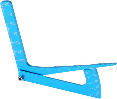 Tbest RC Adjustable Ruler, Adjusting Height and Wheel Rims Camber Multi Angle Measuring Tool for On-Road RC Car Rc Camber Gauge Rc Ride Height Gauge Rc Camber and Toe Gauge Rc Car Tools in Saudi Arabia