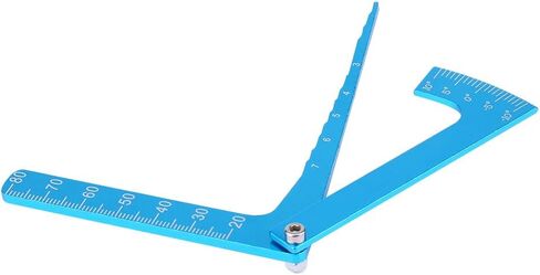 Tbest RC Adjustable Ruler, Adjusting Height and Wheel Rims Camber Multi Angle Measuring Tool for On-Road RC Car Rc Camber Gauge Rc Ride Height Gauge Rc Camber and Toe Gauge Rc Car Tools in Saudi Arabia