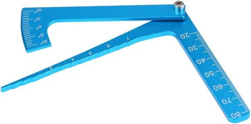 Tbest RC Adjustable Ruler, Adjusting Height and Wheel Rims Camber Multi Angle Measuring Tool for On-Road RC Car Rc Camber Gauge Rc Ride Height Gauge Rc Camber and Toe Gauge Rc Car Tools in Saudi Arabia