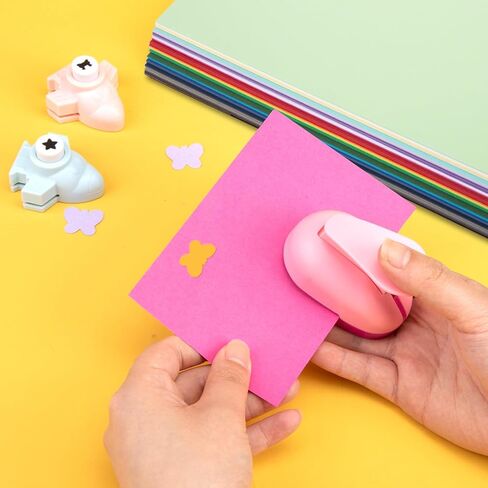 Shindel 90 Sheets Construction Paper, Heavy Duty Craft Paper A4 Colored Art Cardstock for Card Making Kids Art Crafts Scrapbooking in Saudi Arabia