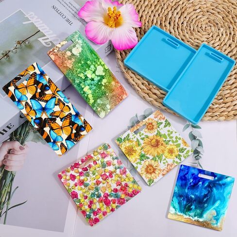 حامل بطاقات الهوية، قالب مصبوب إيبوكسي لحامل شارة الهوية، مع 10 قطع معرف شارة كليب in Kuwait