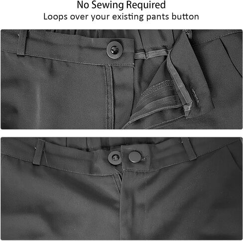 12 Pcs Button Extenders for Jeans, Waist Extender for Jeans, Button Extender, Pants Button Extenders for Men, Button Extender for Pants, Jeans Button Extender (Black, Khaki, Blue) in Kuwait