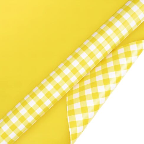 ورق تغليف قابل للعكس من WRAPAHOLIC - لفة صغيرة - 17 بوصة × 33 قدم - تصميم منقوش باللونين الأزرق والأبيض لأعياد الميلاد والعطلات والزفاف وحفلات استقبال المولود الجديد in Kuwait