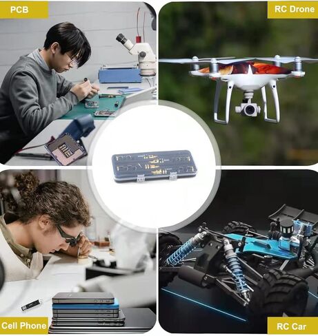 مجموعة أدوات الطائرة بدون طيار - 【إصدار جديد】مجموعة مفكات سداسية RC مكونة من 4 قطع - مقبض مجوف من التيتانيوم الذهبي الأسود 1.5 مم مفتاح ألين 2 مم 2.5 مم 3 مم لطائرة هليكوبتر Traxxas RC Car Truck FPV in Kuwait