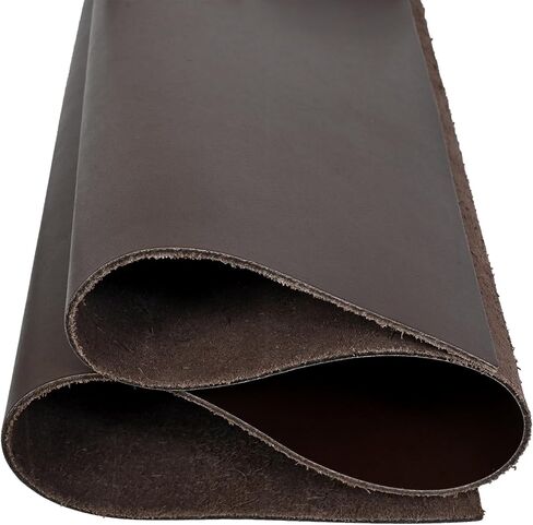 ملاءات جلدية من Genique Tooling للحرف اليدوية قطع جلدية محببة بالكامل بسمك 2 مم للحرف اليدوية والأدوات والخياطة والنحت والمشروعات اليدوية وصناعة المجوهرات (بني، 30.48 سم × 60.96 سم) in Kuwait