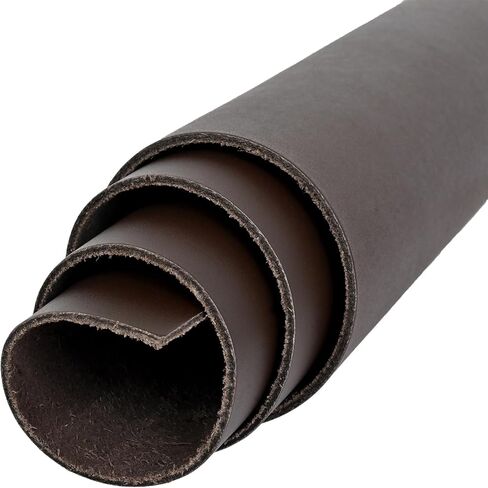 ملاءات جلدية من Genique Tooling للحرف اليدوية قطع جلدية محببة بالكامل بسمك 2 مم للحرف اليدوية والأدوات والخياطة والنحت والمشروعات اليدوية وصناعة المجوهرات (بني، 30.48 سم × 60.96 سم) in Kuwait