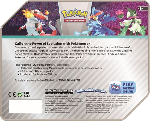 Pokémon TCG: Paldea Partners Tin in Saudi Arabia