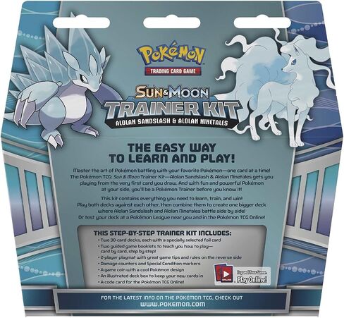 Pokemon TCG: Sun & Moon Trainer Kit Alolan Sandslash & Alolan Ninetales in Saudi Arabia