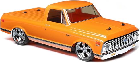 شاحنة Losi RC 1/10 1972 Chevy C10 Pickup Truck V100 AWD RTR (بطاريات وشاحن غير متضمنة) أسود LOS03034T2 in Saudi Arabia