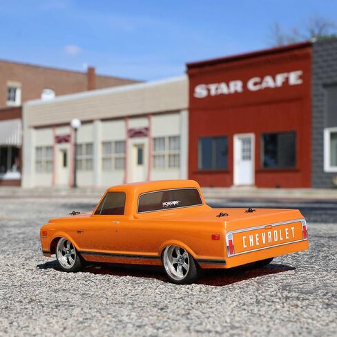 شاحنة Losi RC 1/10 1972 Chevy C10 Pickup Truck V100 AWD RTR (بطاريات وشاحن غير متضمنة) أسود LOS03034T2 in Saudi Arabia