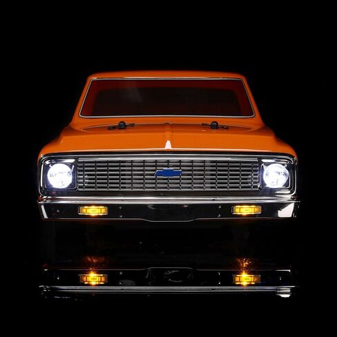 شاحنة Losi RC 1/10 1972 Chevy C10 Pickup Truck V100 AWD RTR (بطاريات وشاحن غير متضمنة) أسود LOS03034T2 in Saudi Arabia