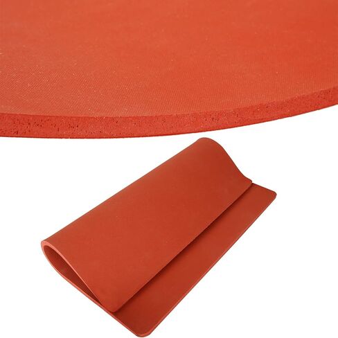 وسادة سيليكون للضغط الحراري مقاس 15 × 15 انش، بساط حراري من السيليكون بسمك 5/16 انش لالة الضغط الحراري المسطحة، وسادة بديلة للضغط الحراري (احمر) in Kuwait