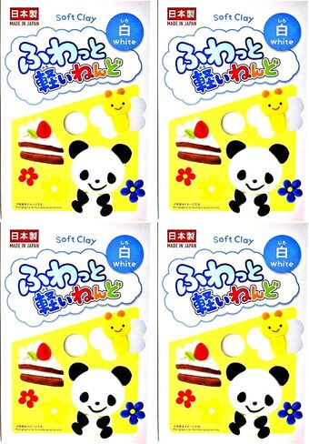 YACHIYO DAISO Soft Clay Lightweight Fluffy Packs (1 Set, White) in Kuwait