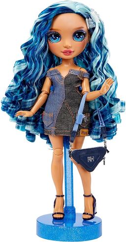 Rainbow High Fantastic Fashion Skyler Bradshaw - Blue 11" Fashion Doll and Playset with 2 Complete Doll Outfits, and Fashion Play Accessories, Great Gift for Kids 4-12 Years Old in Saudi Arabia
