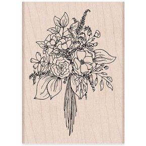 Hero Arts K6288 Wood Stamps, Hero Florals Sunflower
