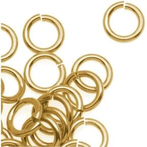 14k الذهب معبأ جولة الانتقال المفتوحة خواتم 3 مللي متر 4 مللي متر 5 مللي متر 6 مللي متر 8 مللي متر 18 19 22 24 سلك قياس/النتائج/الذهب الأصفر