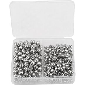 Gold Sewing Pins, Round Head Pins, 300Pcs Round Pearl Head Pins Dressmaking Sewing Fixed Marking Practical Tool(Gold)