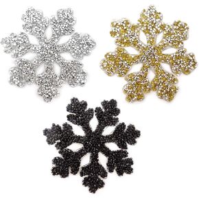 Honbay 5PCS Skull Rhinestone Patches Appliques Clothing Repair Decoration Patch for DIY Accessory