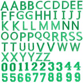 40 Pieces Blue Iron on Numbers Patches, Numbers 0-9 Applique for Clothes, Dress, Hat, Socks, Jeans, DIY Accessories in Kuwait