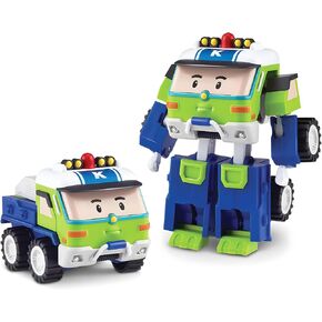 Robocar Poli 2 Pack Poli + Helly Transforming Robot Toys, 4" Transformable Action Figure Toy,Emergency Vehicle Playset, Holiday Birthday Rescue Team Car Toys Gift for Boys Girls Age 1 2 3 4 5 in Kuwait